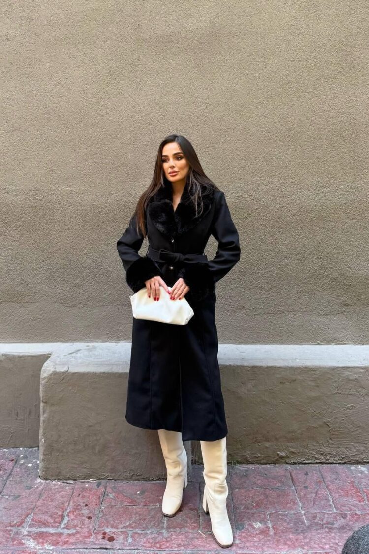 Elegant Slim Fit Single-Breasted Coat