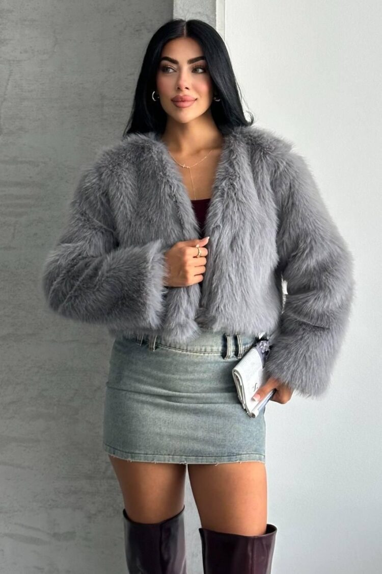 Glam Fur Jacket - Brand: My Jest Fashion - Women & Kids, Baby Clothes Wholesale - Globality Store
