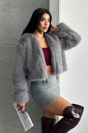 Glam Fur Jacket - Brand: My Jest Fashion - Women & Kids, Baby Clothes Wholesale - Globality Store