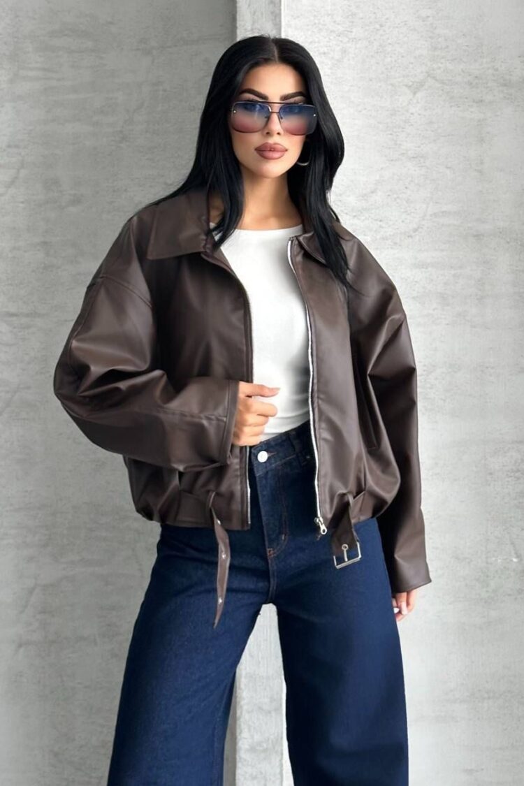 Bomber Jacket Oversized Casual Streetwear - Brand: My Jest Fashion - Women & Kids, Baby Clothes Wholesale - Globality Store