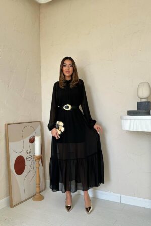 Elegant Fit And Flare Dress - Brand: Elisa - Women & Kids, Baby Clothes Wholesale - Globality Store