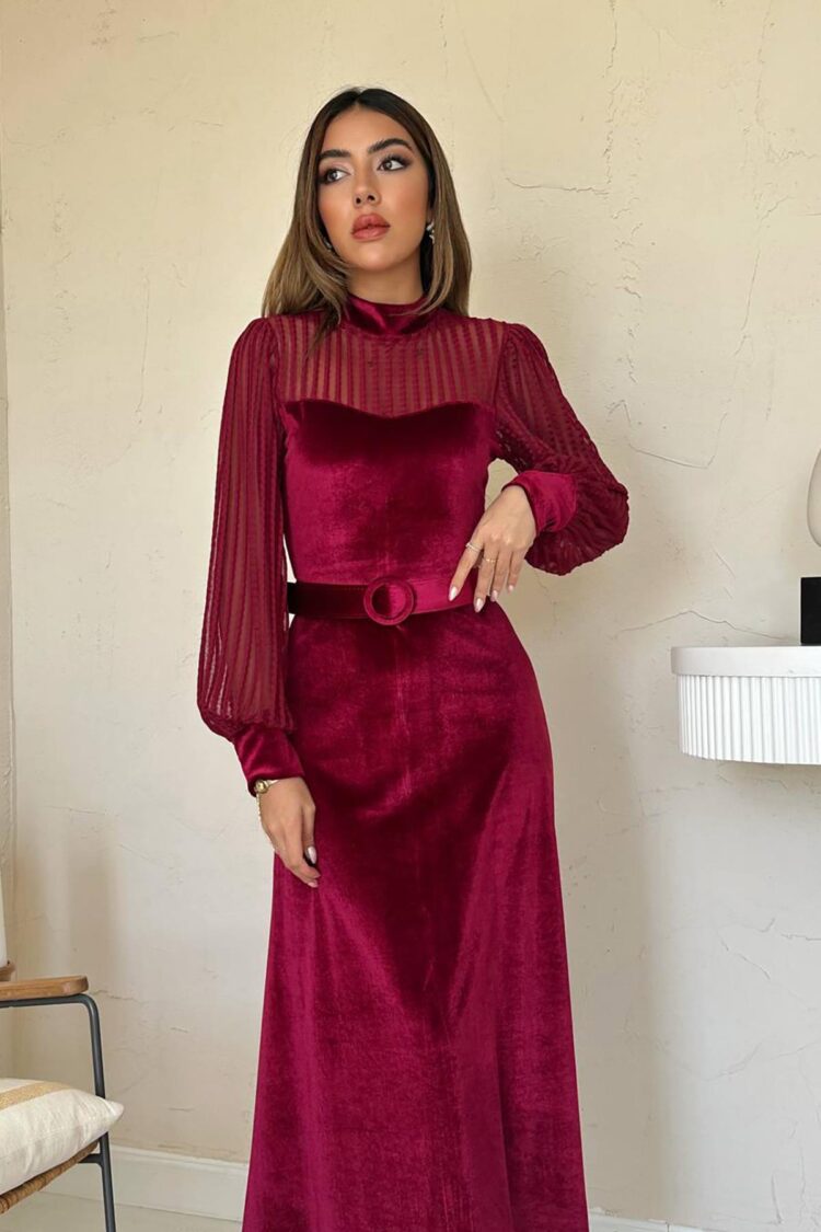Elegant A-Line Midi Dress