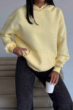 Sweatshirt Oversized Hooded Long Sleeve Casual - Brand: Mode Roy - Women & Kids, Baby Clothes Wholesale - Globality Store