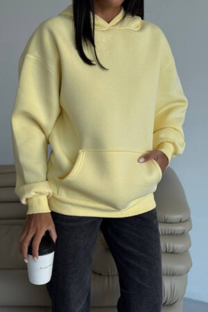 Sweatshirt Oversized Hooded Long Sleeve Casual - Brand: Mode Roy - Women & Kids, Baby Clothes Wholesale - Globality Store