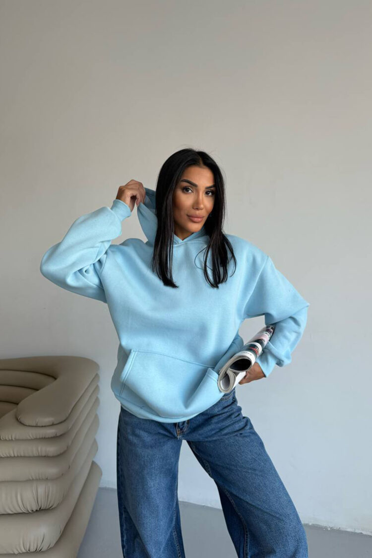 Casual Streetwear Sweatshirt With Hooded Neck - Brand: Mode Roy - Women & Kids, Baby Clothes Wholesale - Globality Store