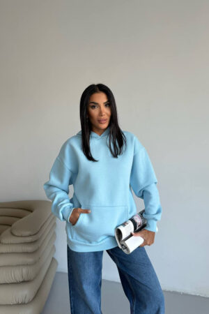 Casual Streetwear Sweatshirt With Hooded Neck - Brand: Mode Roy - Women & Kids, Baby Clothes Wholesale - Globality Store
