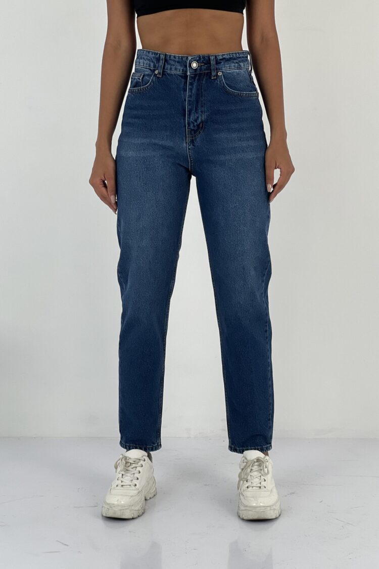 Mom Jeans With High Waist And Straight Leg - Brand: MISS POEM - Women & Kids, Baby Clothes Wholesale - Globality Store