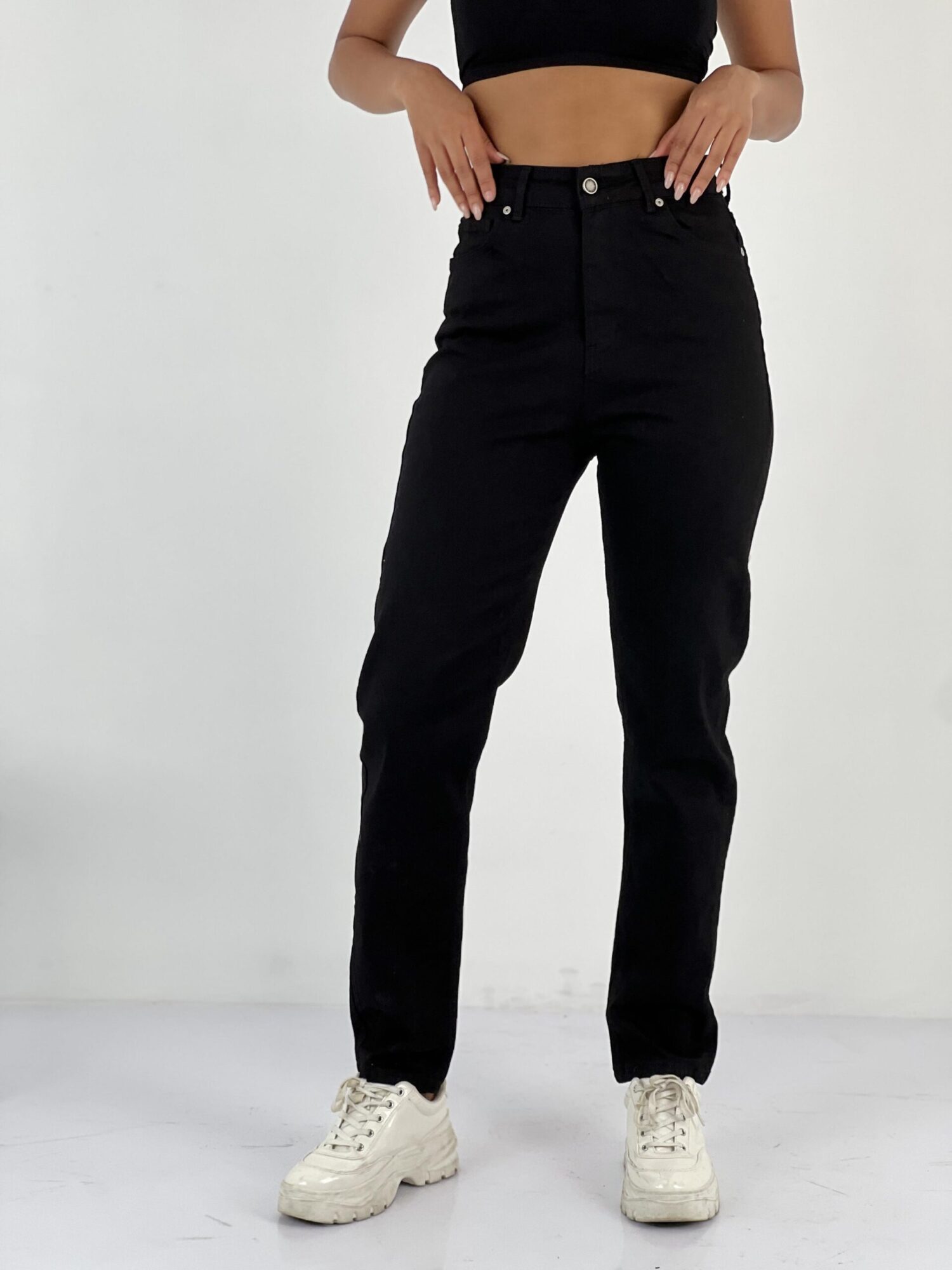 Mom Jeans High Waist Straight Leg Buttoned - Brand: MISS POEM - Women & Kids, Baby Clothes Wholesale - Globality Store