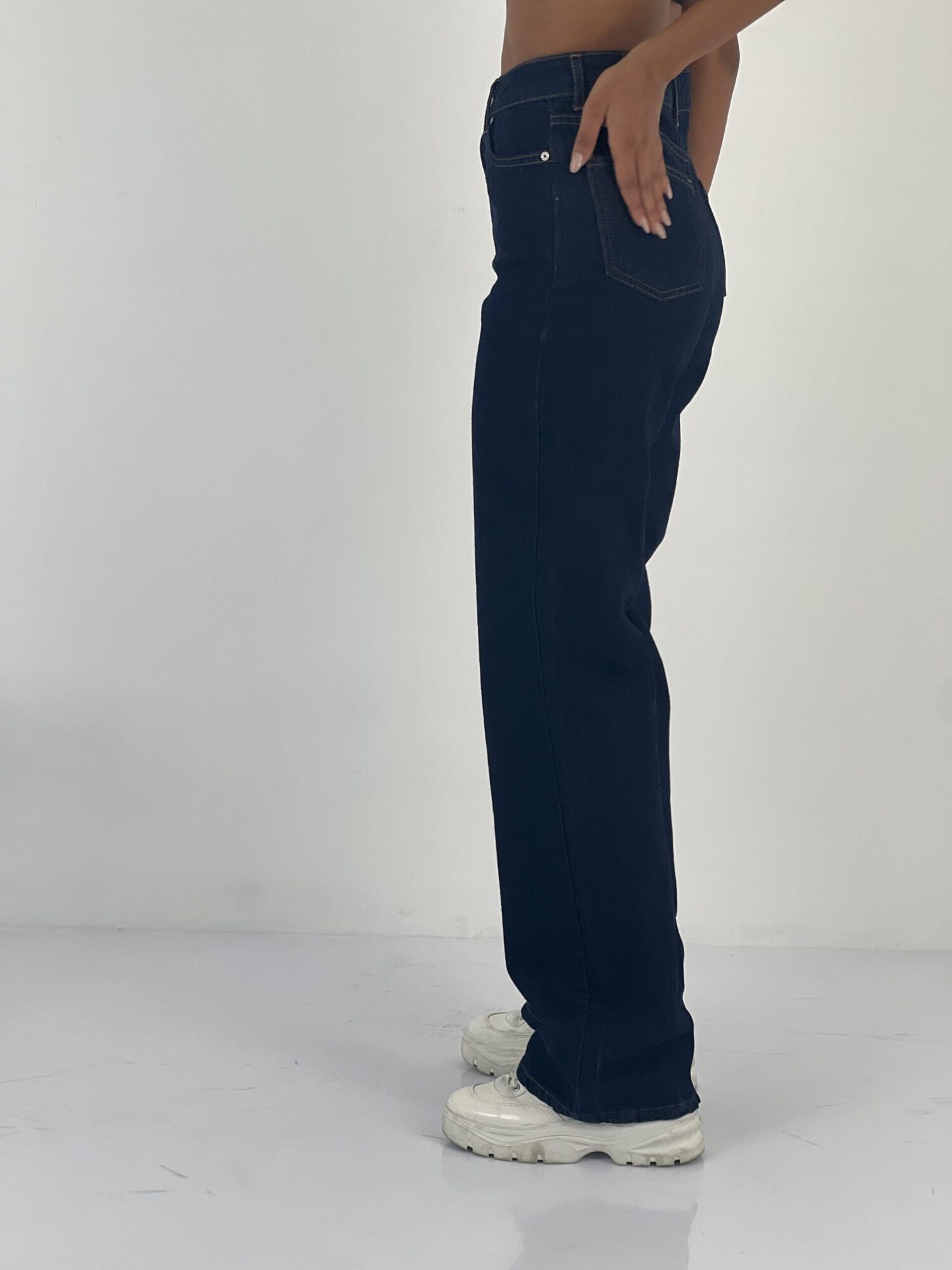 Mom Jeans High Waist Buttoned Closure - Brand: MISS POEM - Women & Kids, Baby Clothes Wholesale - Globality Store