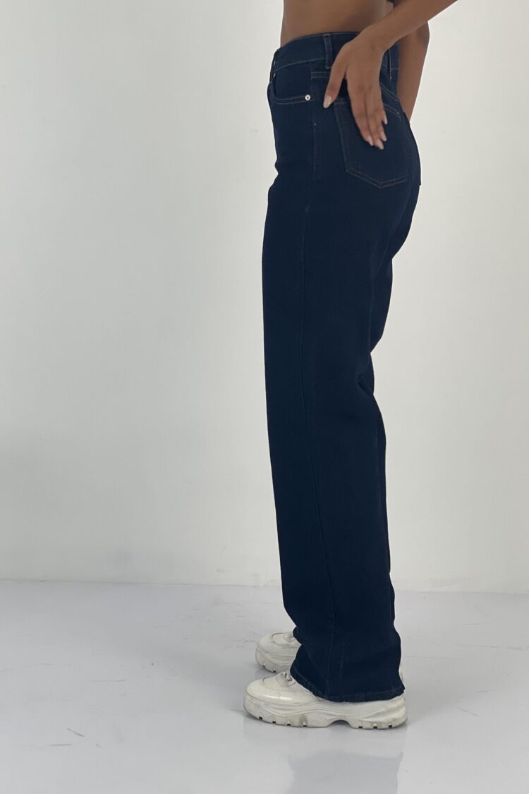 Mom Jeans High Waist Buttoned Closure