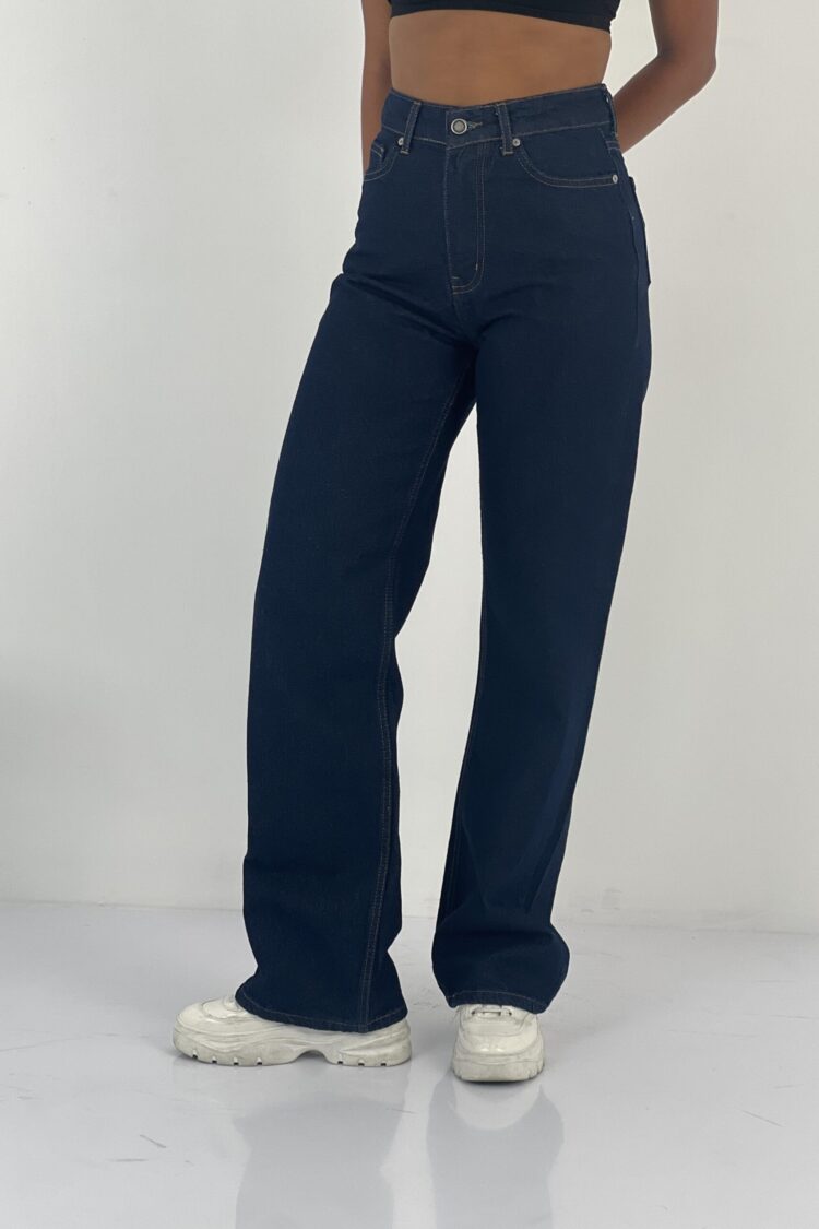 Mom Jeans High Waist Buttoned Closure