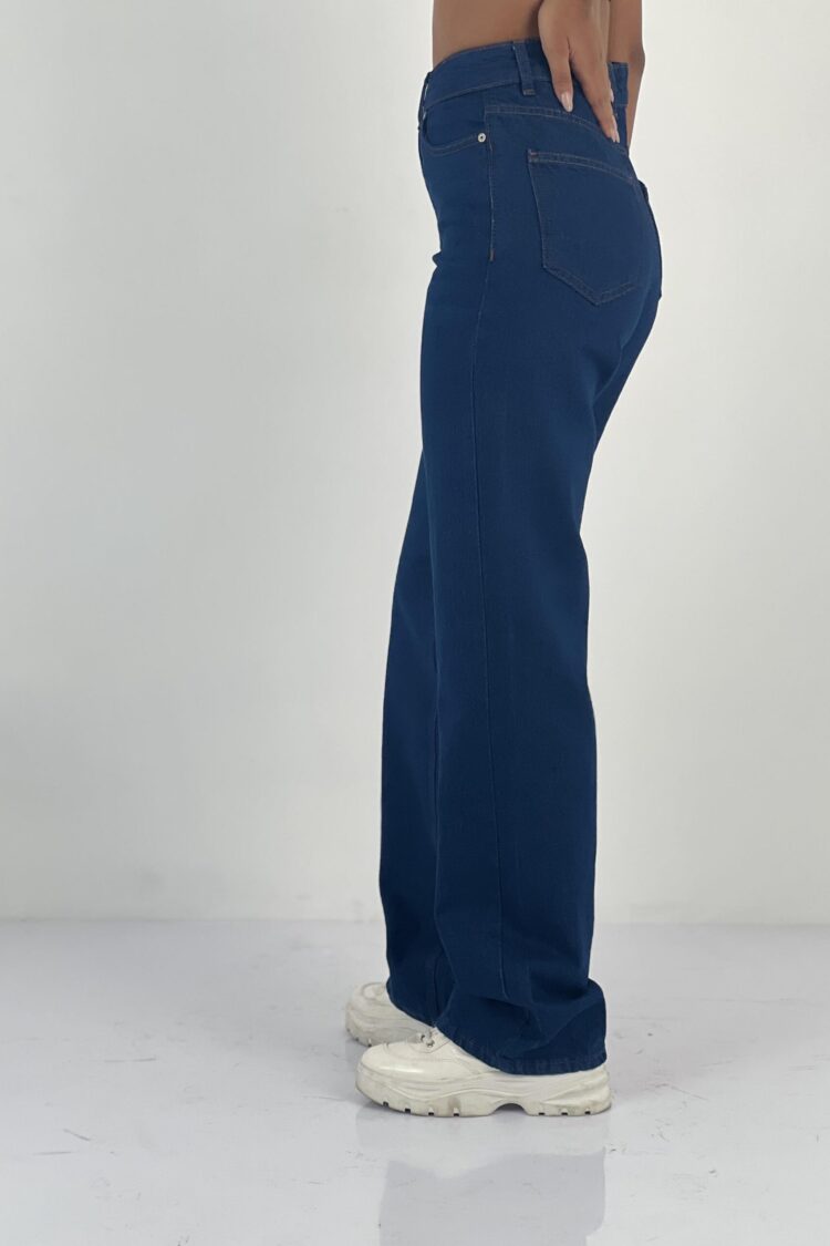 Mom Jeans High Waist Wide Leg Buttoned