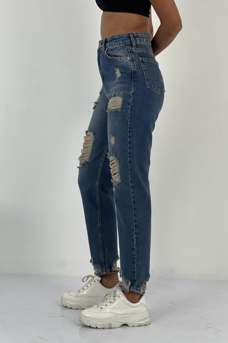 Mom Jeans High Waist Casual Streetwear