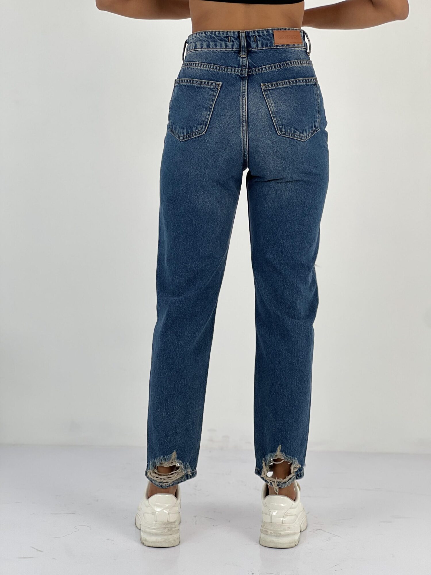 Mom Jeans High Waist Casual Streetwear - Brand: MISS POEM - Women & Kids, Baby Clothes Wholesale - Globality Store