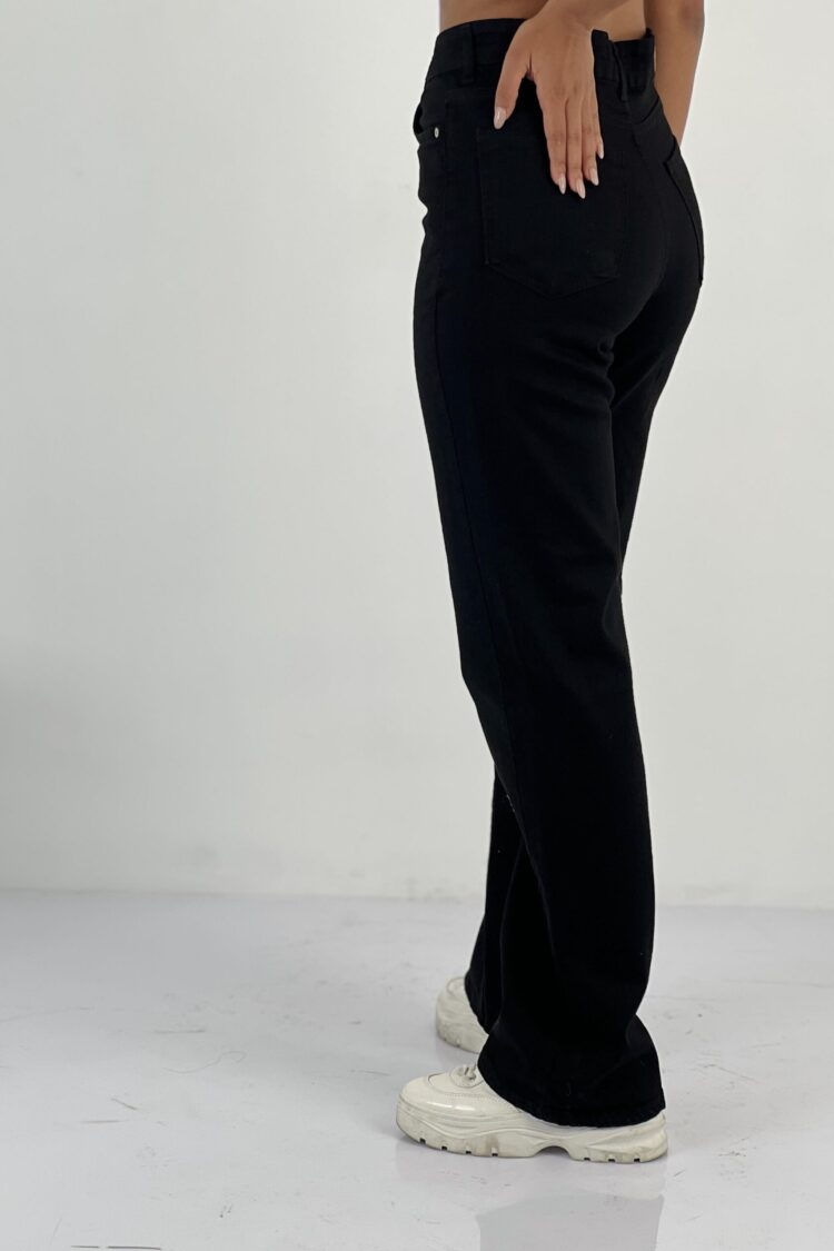 Mom Jeans High Waist Straight Leg Buttoned