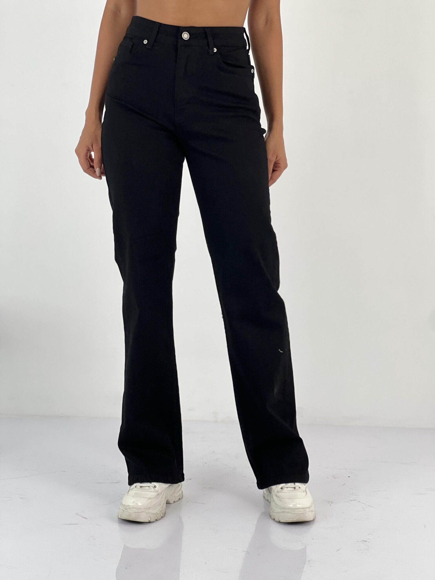 Mom Jeans High Waist Straight Leg Buttoned - Brand: MISS POEM - Women & Kids, Baby Clothes Wholesale - Globality Store