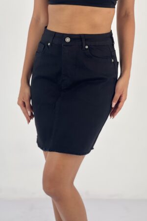 Bodycon Mini Skirt With Buttoned Closure - Brand: MISS POEM - Women & Kids, Baby Clothes Wholesale - Globality Store