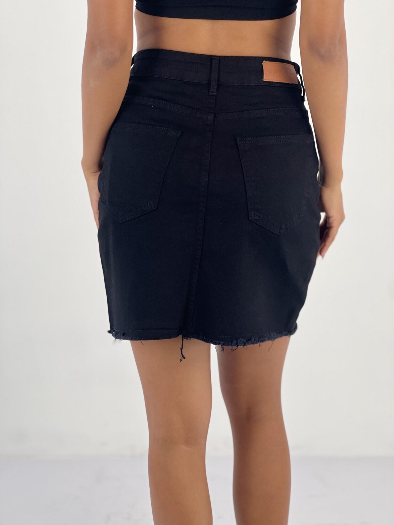 Bodycon Mini Skirt With Buttoned Closure - Brand: MISS POEM - Women & Kids, Baby Clothes Wholesale - Globality Store