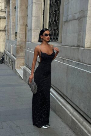 Sexy Elegant Sequined Slip Dress - Brand: My Jest Fashion - Women & Kids, Baby Clothes Wholesale - Globality Store