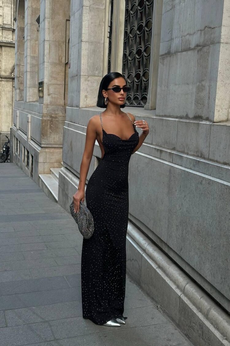 Sexy Elegant Sequined Slip Dress - Brand: My Jest Fashion - Women & Kids, Baby Clothes Wholesale - Globality Store