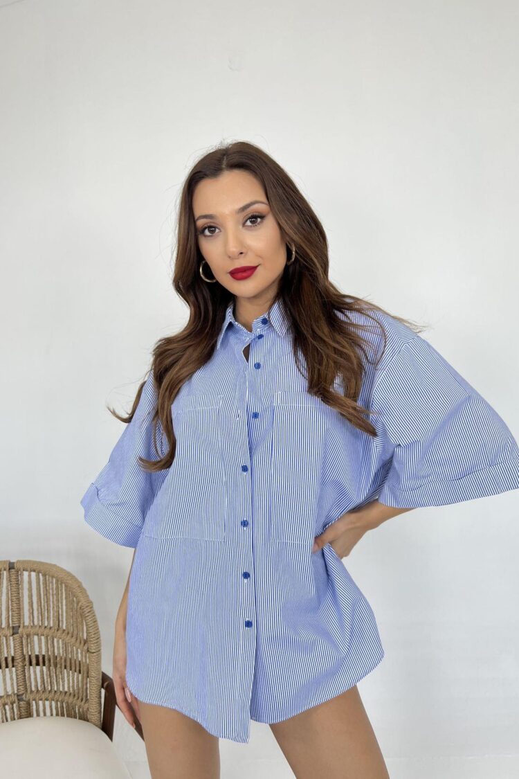 Shirt -And White Striped