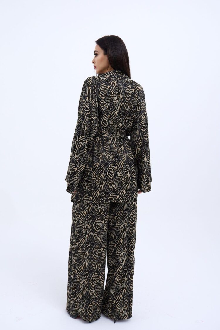 Two Piece Set With Trousers -& Black