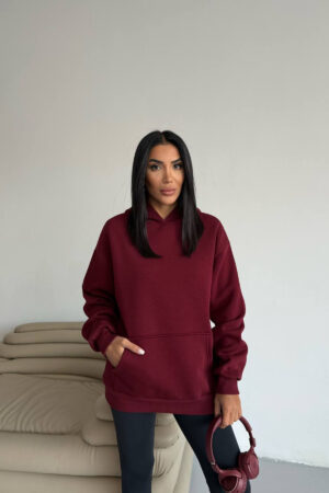 Sweatshirt With Hooded Neck - Oversized Fit - Brand: Mode Roy - Women & Kids, Baby Clothes Wholesale - Globality Store
