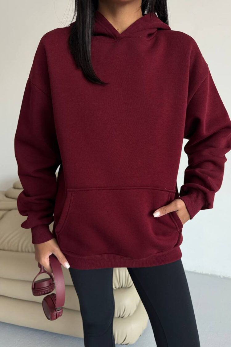 Sweatshirt With Hooded Neck - Oversized Fit - Brand: Mode Roy - Women & Kids, Baby Clothes Wholesale - Globality Store
