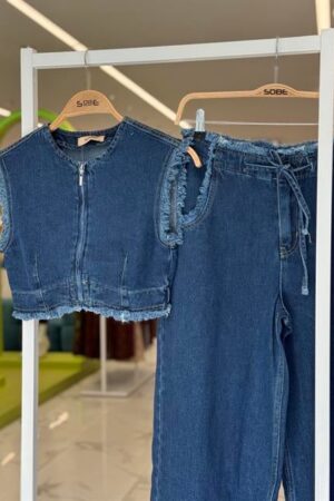 Blue Casual Streetwear Set - Brand: Sobe Istanbul - Women & Kids, Baby Clothes Wholesale - Globality Store