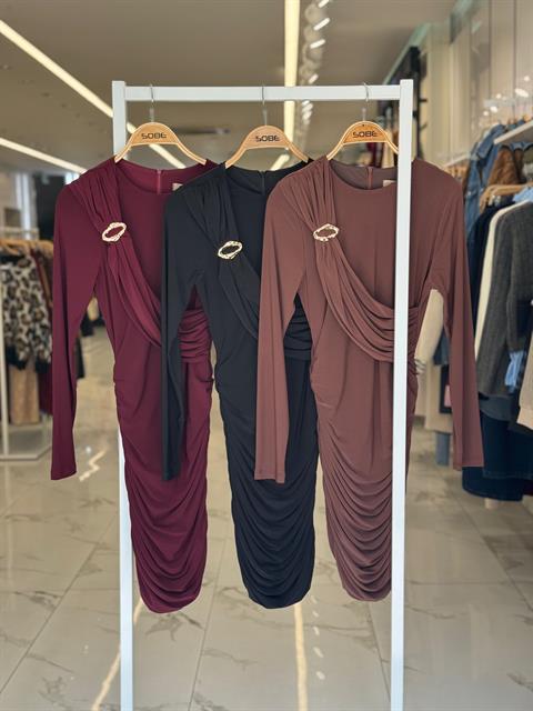 Claret Red Sexy Elegant Bodycon Mini Dress
