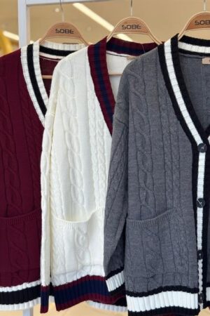 Cardigan - Brand: Sobe Istanbul - Women & Kids, Baby Clothes Wholesale - Globality Store