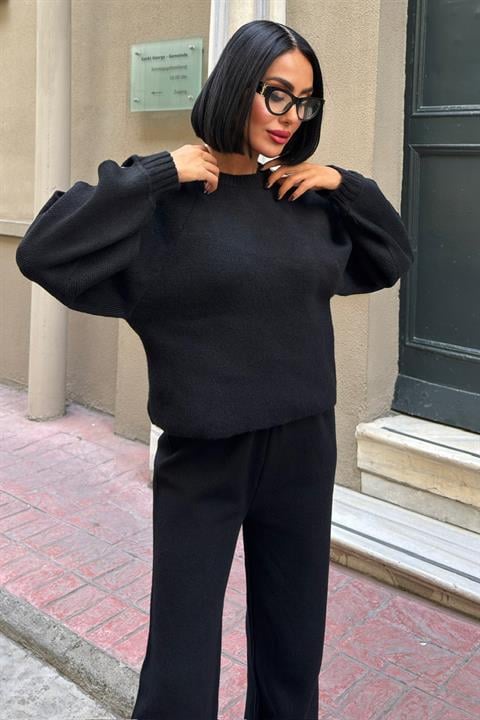 Elegant Casual Set With Palazzo Pants