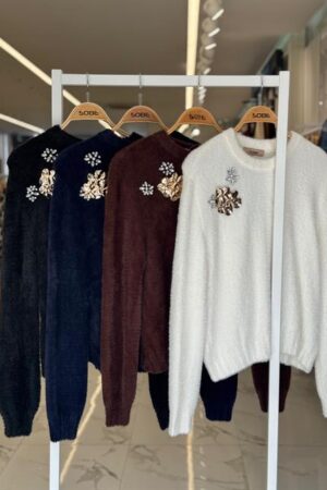 Casual Elegant Streetwear Glam Vintage Retro Sweater - Brand: Sobe Istanbul - Women & Kids, Baby Clothes Wholesale - Globality Store