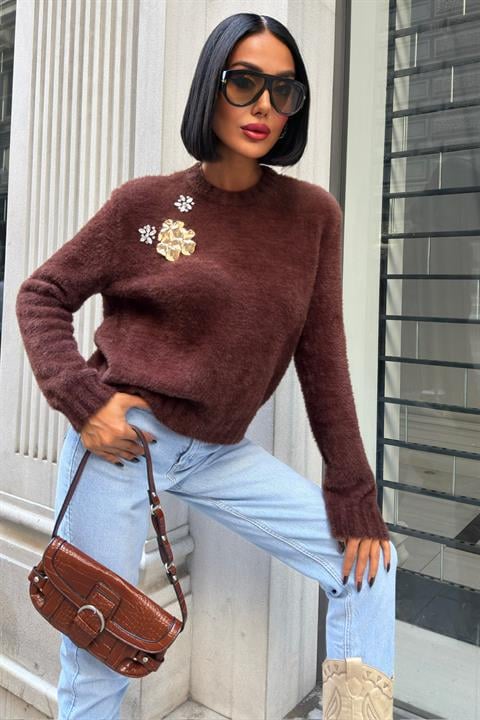 Casual Elegant Streetwear Glam Vintage Retro Sweater - Brand: Sobe Istanbul - Women & Kids, Baby Clothes Wholesale - Globality Store