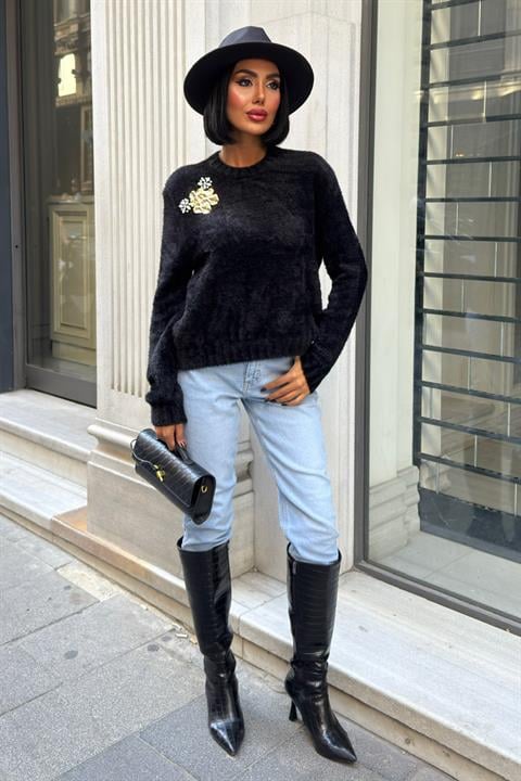 Sweater Casual Elegant Crew Neck Long Sleeve