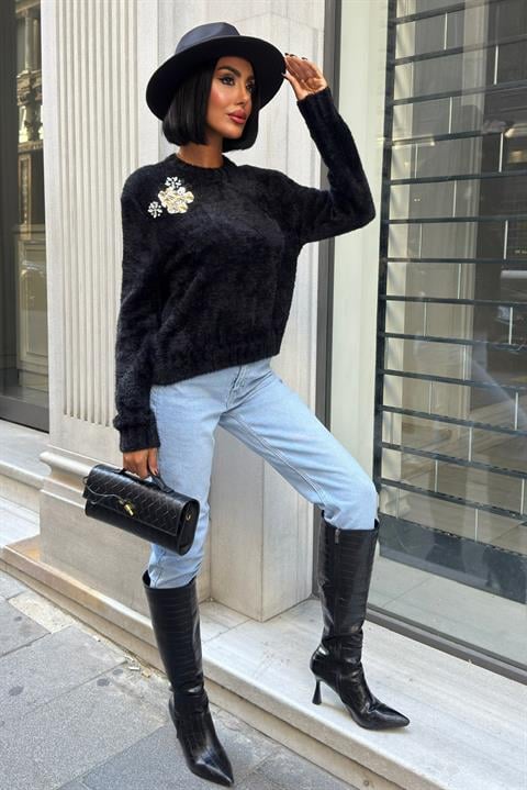 Sweater Casual Elegant Crew Neck Long Sleeve