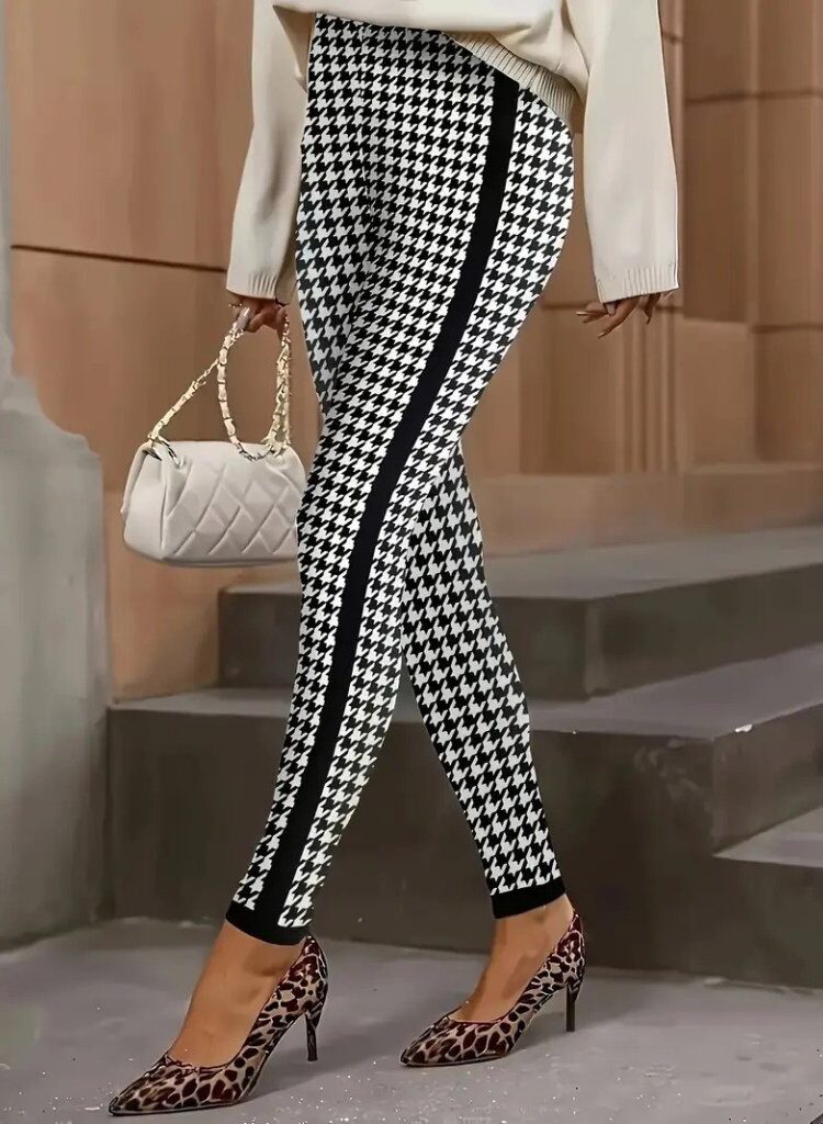 Black Skinny Leg Tregging Pants