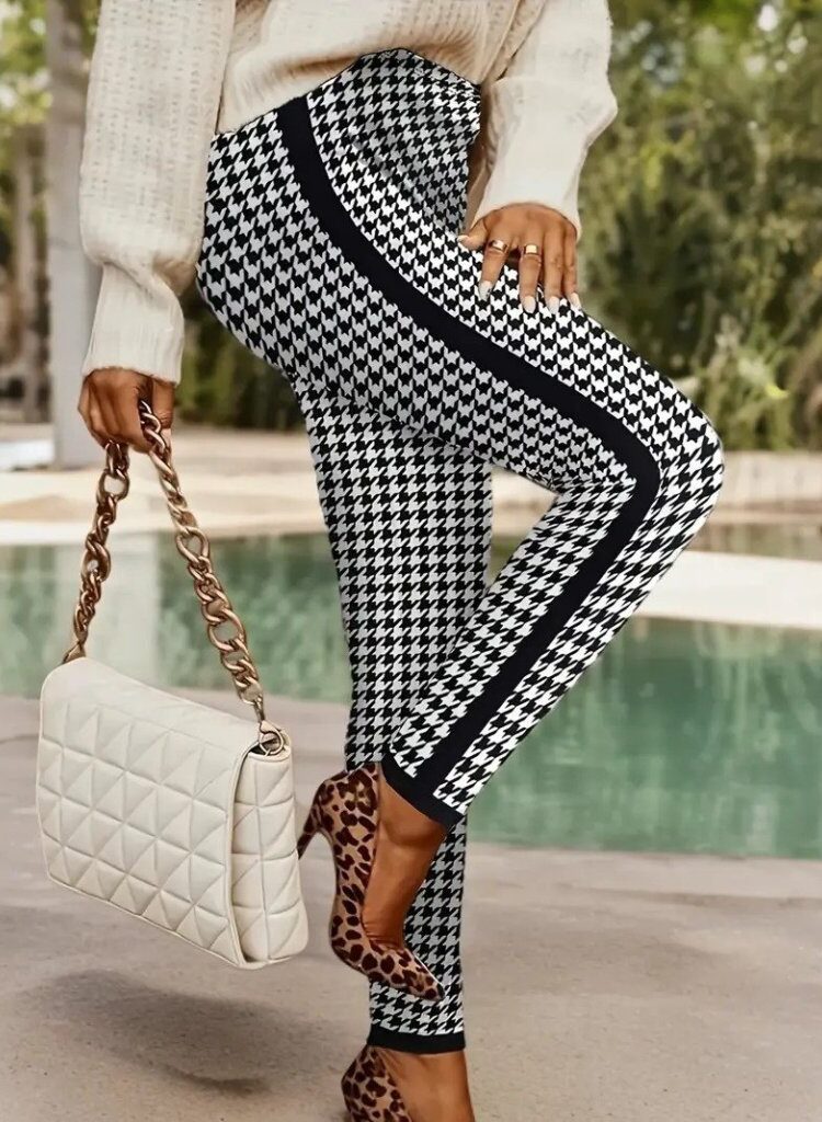 Black Skinny Leg Tregging Pants