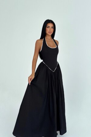 Fit And Flare Halter Neck Dress - Brand: EYYO ATELIER - Women & Kids, Baby Clothes Wholesale - Globality Store