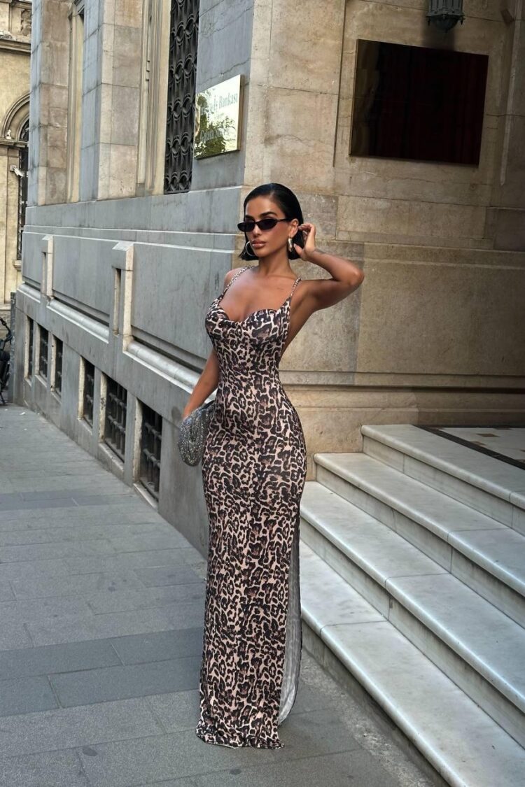 Brown Sexy Elegant Glam Formal Dress
