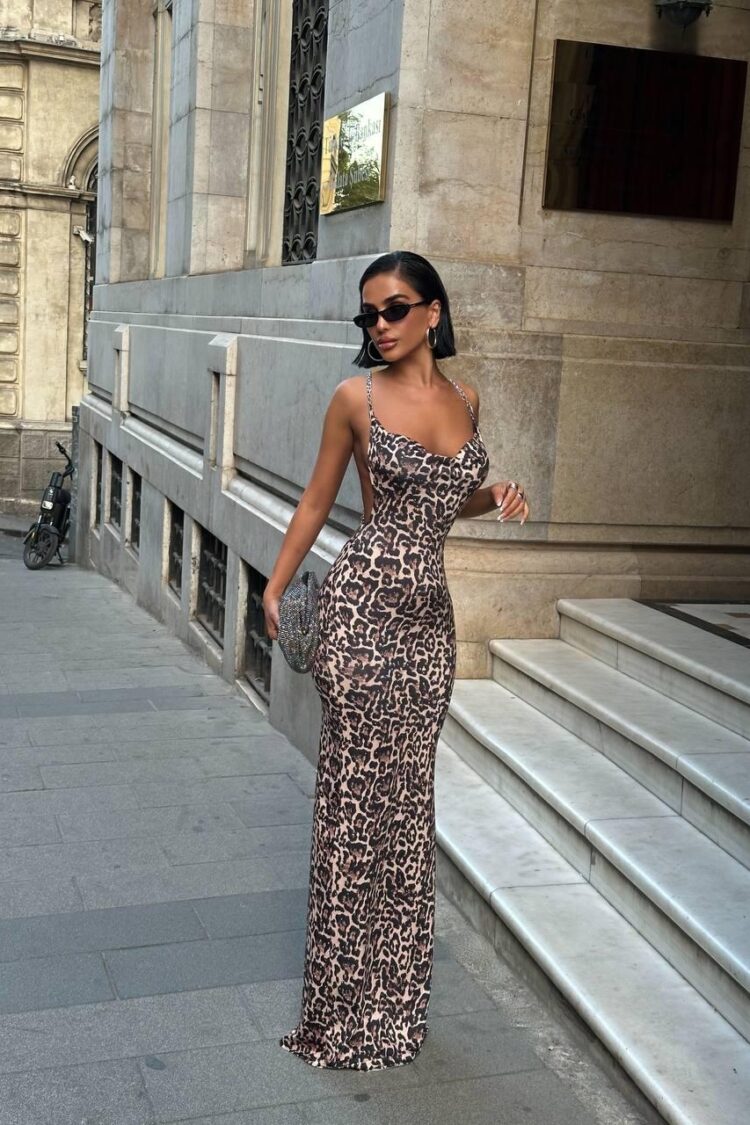 Brown Sexy Elegant Glam Formal Dress