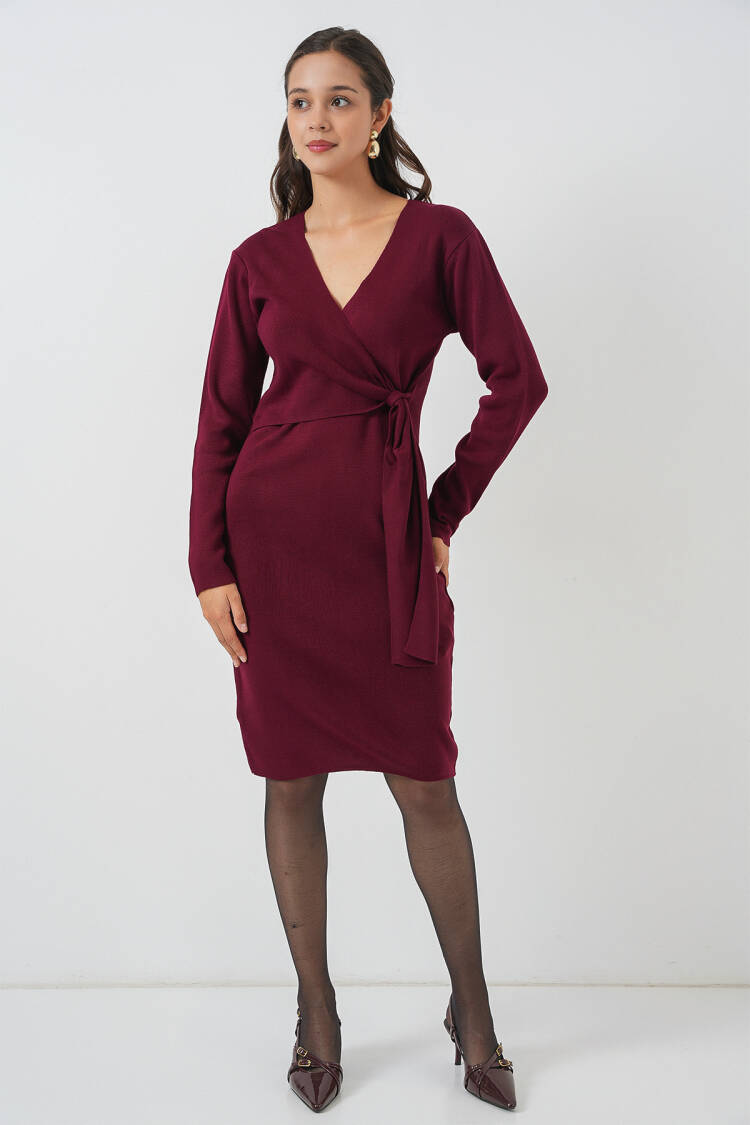 Elegant Formal Wrap Dress