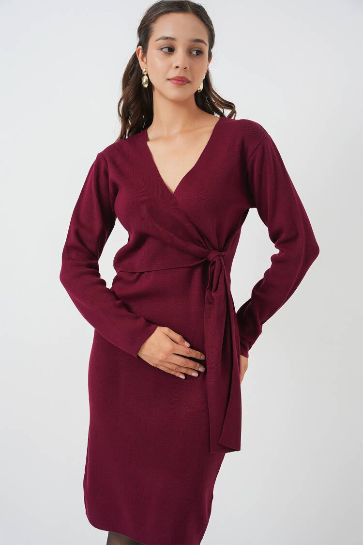 Elegant Formal Wrap Dress