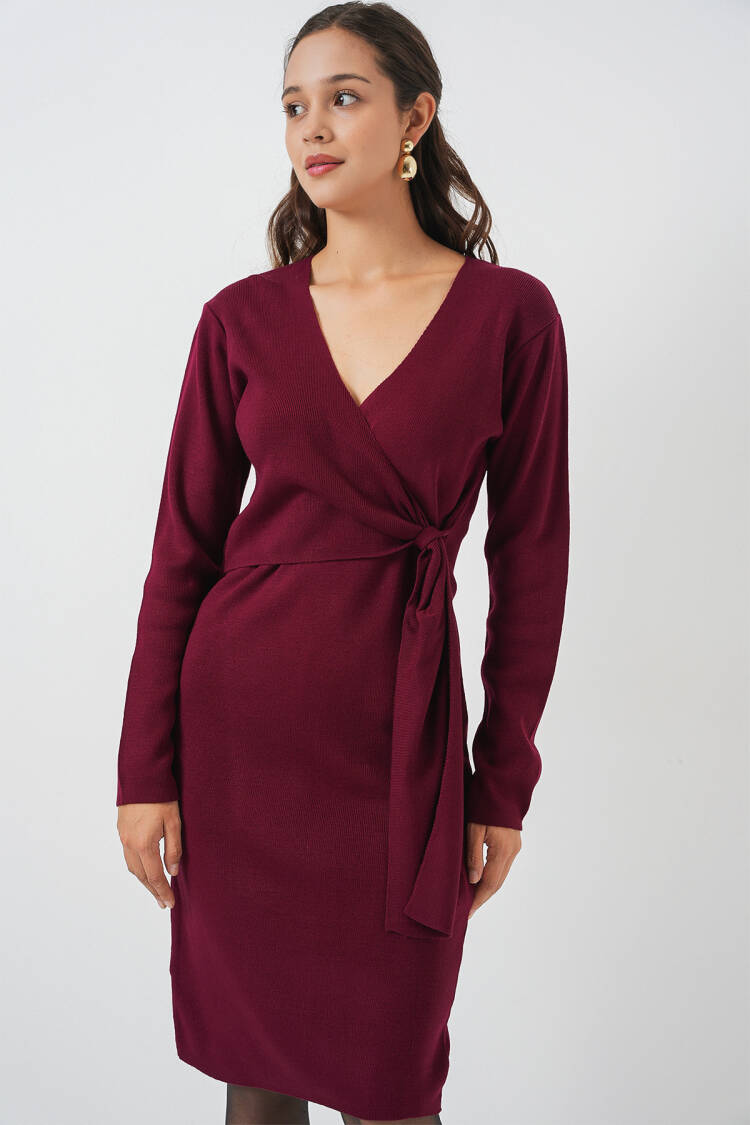 Elegant Formal Wrap Dress