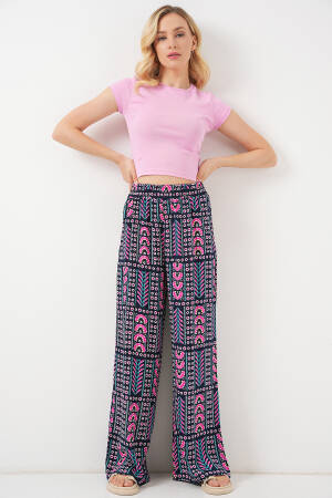 Pink Boho Casual Palazzo Pants - Brand: Bigdart - Women & Kids, Baby Clothes Wholesale - Globality Store