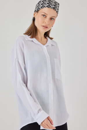 Oversized Casual Buttoned Shirt - Brand: Bigdart - Women & Kids, Baby Clothes Wholesale - Globality Store