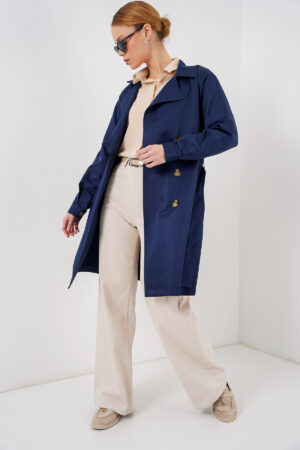 Trenchcoat - Elegant Single-Breasted With Flap Pockets - Brand: Bigdart - Women & Kids, Baby Clothes Wholesale - Globality Store