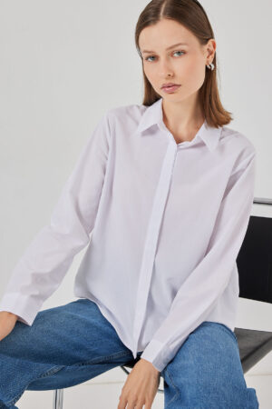 White Elegant Formal Casual Shirt - Brand: Bigdart - Women & Kids, Baby Clothes Wholesale - Globality Store