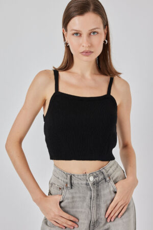 Slim Fit Sleeveless Crop Blouse With Cap Sleeves - Brand: Bigdart - Women & Kids, Baby Clothes Wholesale - Globality Store