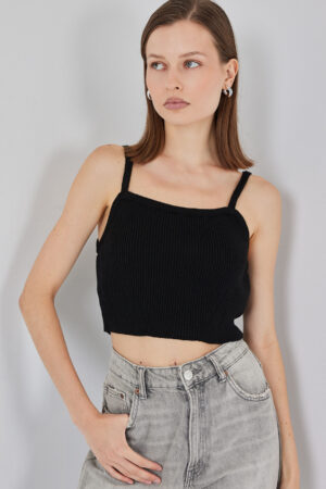 Slim Fit Sleeveless Crop Blouse With Cap Sleeves - Brand: Bigdart - Women & Kids, Baby Clothes Wholesale - Globality Store